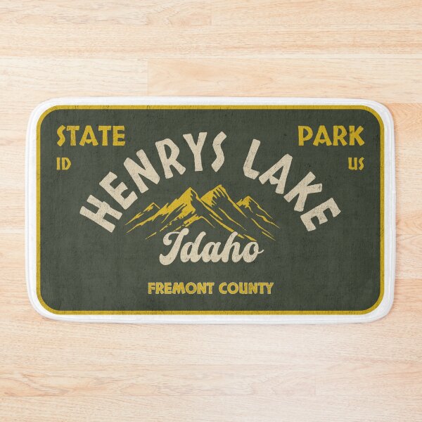 Item preview, Henrys Lake State Park, Fremont County, Idaho, badge design designed and sold by Wanderful-roads.