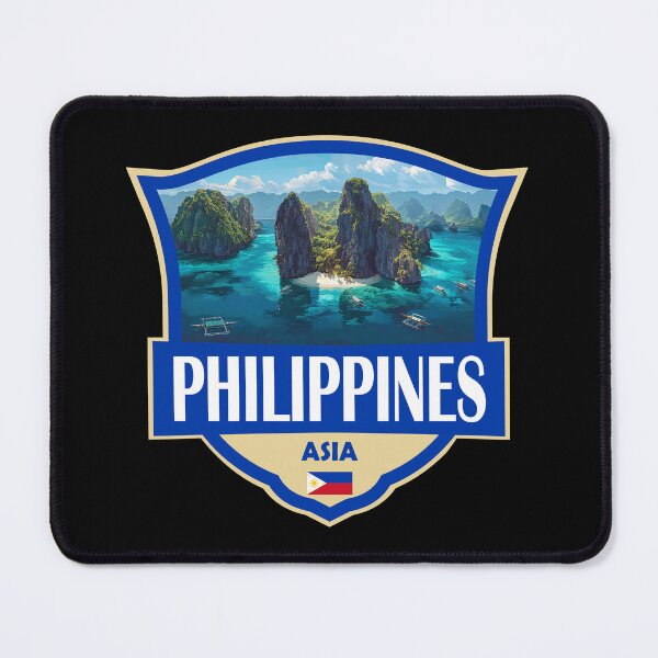 Item preview, Philippines Illustration Retro Badge designed and sold by KrisSidDesigns.
