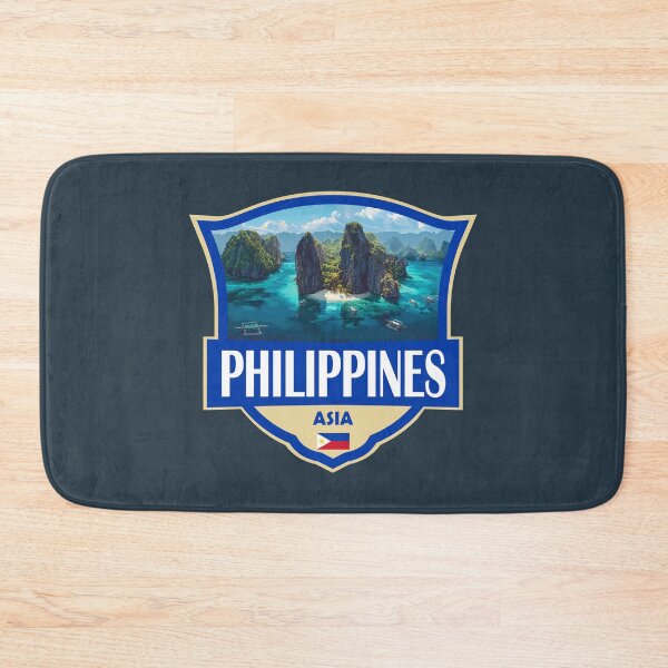 Item preview, Philippines Illustration Retro Badge designed and sold by KrisSidDesigns.