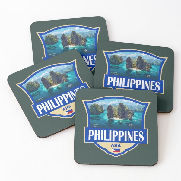 Item preview, Philippines Illustration Retro Badge designed and sold by KrisSidDesigns.