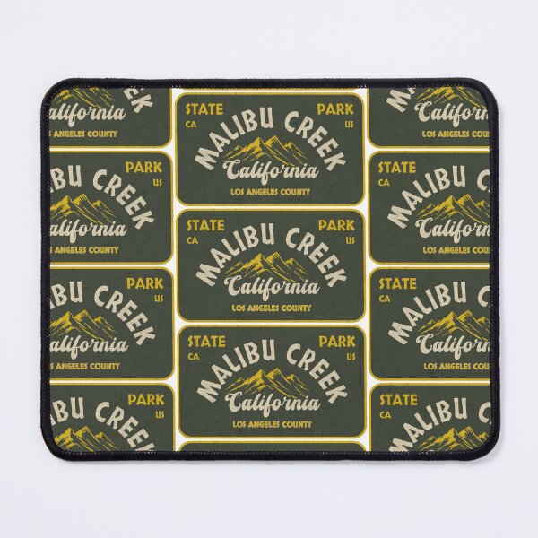 Item preview, Malibu Creek State Park, Los Angeles County, California, badge design designed and sold by Wanderful-roads.