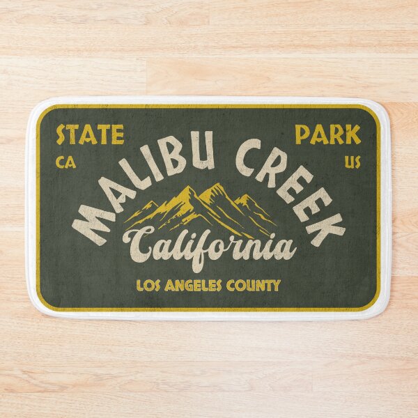Item preview, Malibu Creek State Park, Los Angeles County, California, badge design designed and sold by Wanderful-roads.