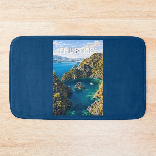 Item preview, Philippines Illustration Travel Art Vintage designed and sold by KrisSidDesigns.