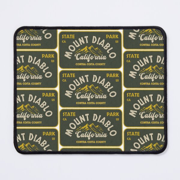Item preview, Mount Diablo State Park, Contra Costa County, California, badge design designed and sold by Wanderful-roads.
