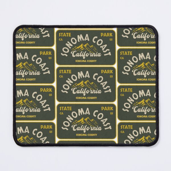 Item preview, Sonoma Coast State Park, Sonoma County, California, badge design designed and sold by Wanderful-roads.