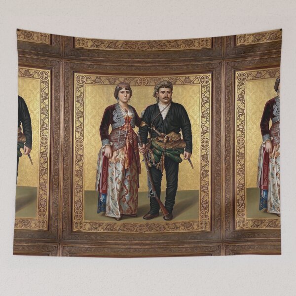 Item preview, Pontian Couple in Orthodox Icon Style designed and sold by pontiantees.