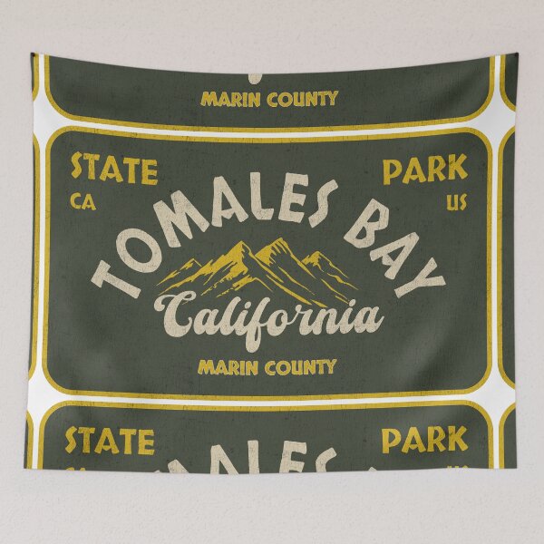 Item preview, Tomales Bay State Park, Marin County, California, badge design designed and sold by Wanderful-roads.
