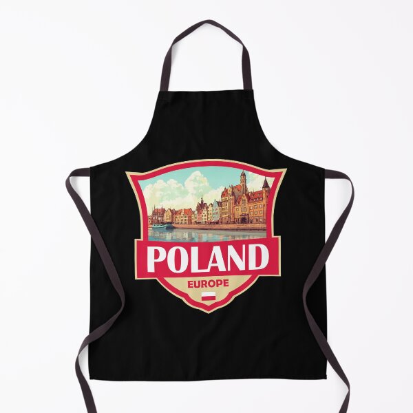 Item preview, Poland Illustration Retro Badge designed and sold by KrisSidDesigns.