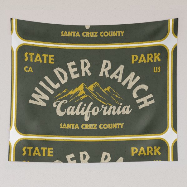 Item preview, Wilder Ranch State Park, Santa Cruz County, California, badge design designed and sold by Wanderful-roads.