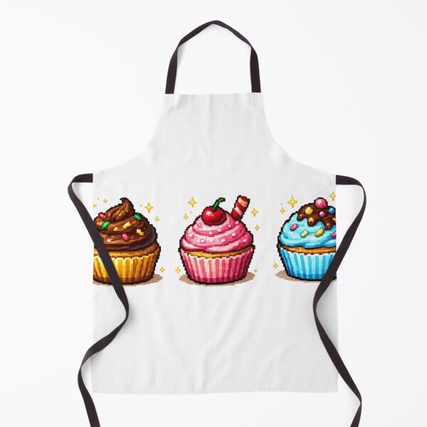 Artikelvorschau, Retro-Pixel-Cupcakes entworfen und verkauft von redsharkuk.