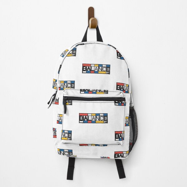 Item preview, BALANCE Mondrian Minimalist Geometric Typography Art designed and sold by Common-Standard.