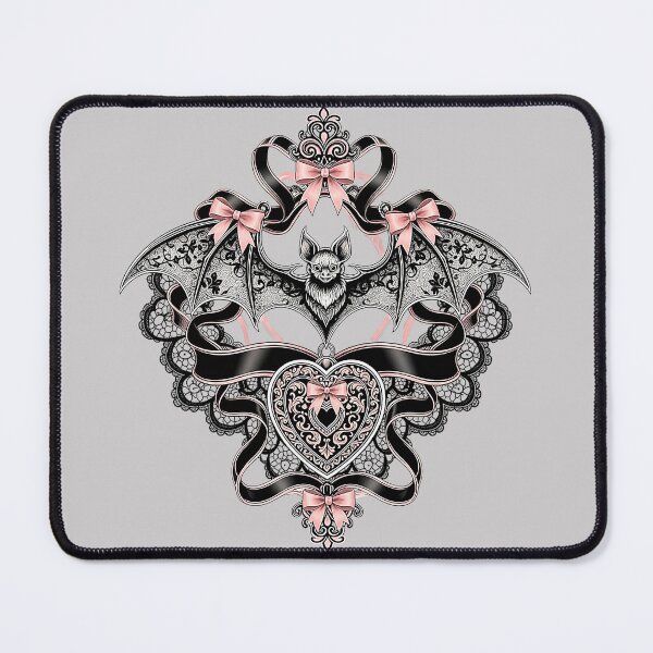 Item preview, Pastel Goth Lace Bat Heart designed and sold by SholoStudio.
