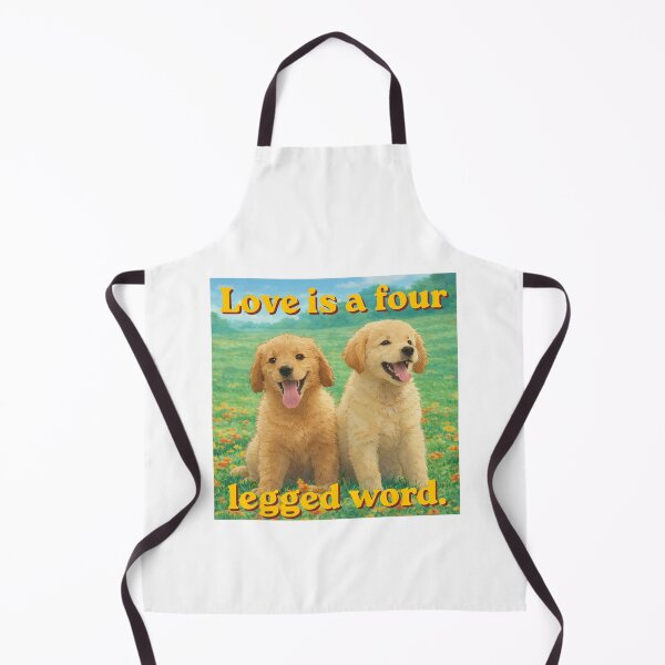 Item preview, Golden Retriever Puppies with Love is a Four Legged Word designed and sold by PetManiaStudio.