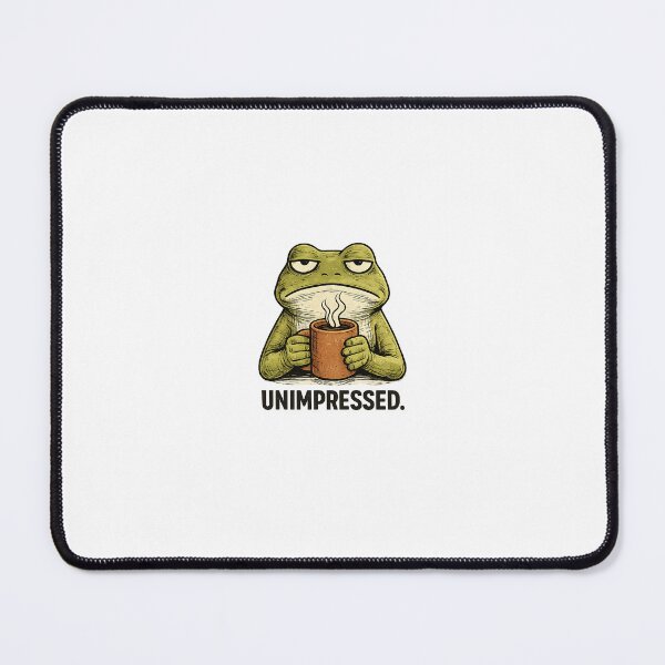 Item preview, Unimpressed Frog Shirt – Funny Coffee Lover Tee, Sarcastic Morning Mood, Grumpy Frog with Coffee, Relatable Humor Design designed and sold by CalmRebellion.