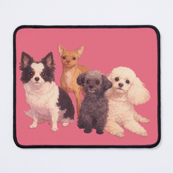Item preview, Cute Dog Squad - Chihuahua, Poodle & Small Friends designed and sold by PetManiaStudio.