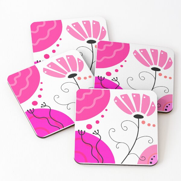 Item preview, Vibrant Pink Whimsical Boho Design designed and sold by Sartoris Art.