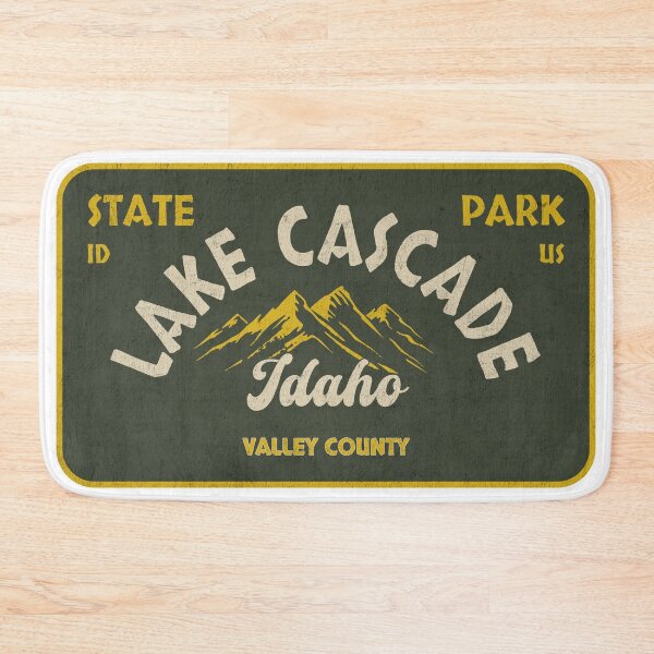 Item preview, Lake Cascade State Park, Valley County, Idaho, badge design designed and sold by Wanderful-roads.