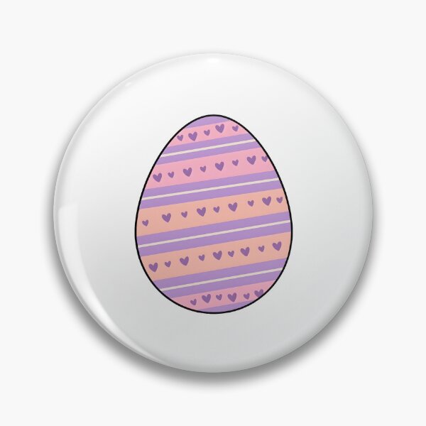 Item preview, Pastel Heart Easter Egg Aesthetic Sticker designed and sold by stylishsketcher.