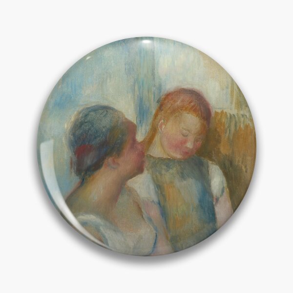 Item preview, La Conversation by Pierre-Auguste Renoir: Intimate Impressionist Portrait Poster designed and sold by artofuniverse.