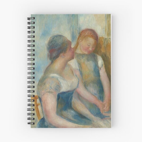 Item preview, La Conversation by Pierre-Auguste Renoir: Intimate Impressionist Portrait Poster designed and sold by artofuniverse.