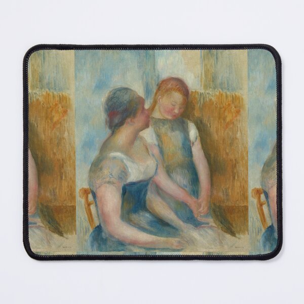 Item preview, La Conversation by Pierre-Auguste Renoir: Intimate Impressionist Portrait Poster designed and sold by artofuniverse.