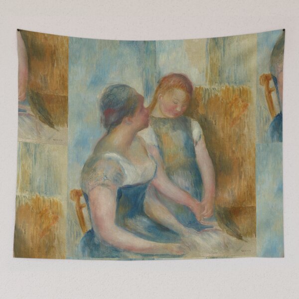 Artikelvorschau, La Conversation von Pierre-Auguste Renoir: Intimes impressionistisches Porträtplakat entworfen und verkauft von artofuniverse.