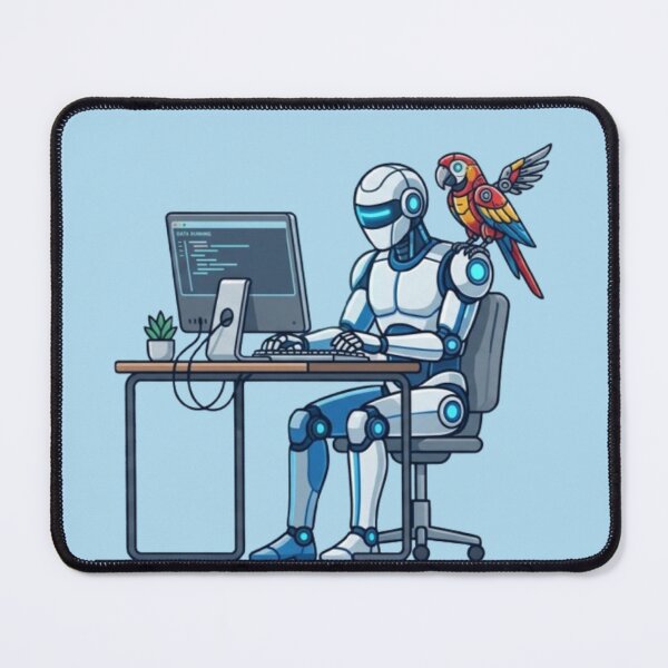 Item preview, Cybernetic Coder – Robot & Parrot Tech Design designed and sold by Dogandesighn.