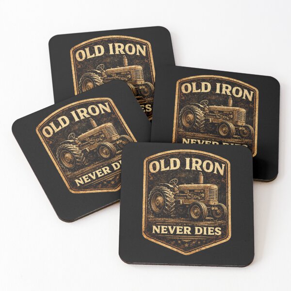 Item preview, Old Iron Never Dies Shirt – Vintage Tractor Tee, Farming Design, Farmer Gift, Country Life Shirt designed and sold by WildWonderfulWear.