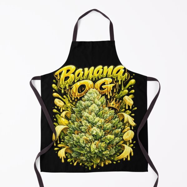 Item preview, Banana OG Graffiti Print | Banana Earthy Indica Hybrid Typography | Deep Relaxing designed and sold by WAUZ.
