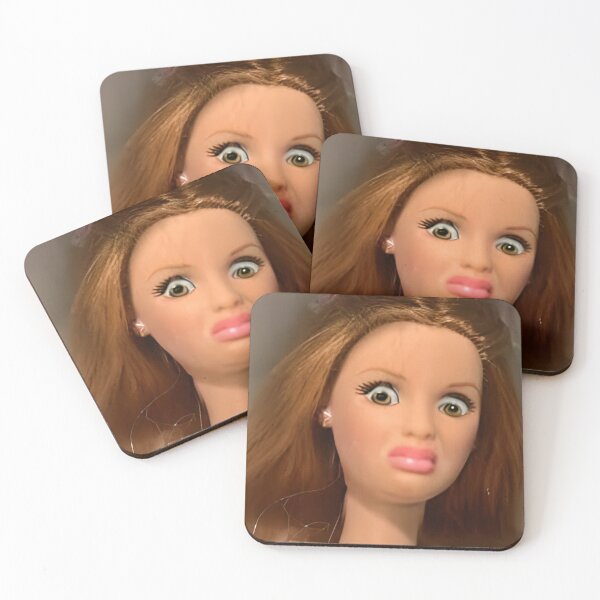 Item preview, Disgusted Doll Face TikTok Meme  designed and sold by Libra Coded .