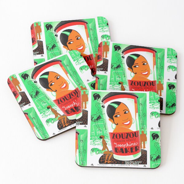 Item preview, Vibrant 1934 Zouzou Film Poster | Josephine Baker Art Deco Style Wall Art | Bold Geometric Colors & Streamlined Design designed and sold by artofuniverse.