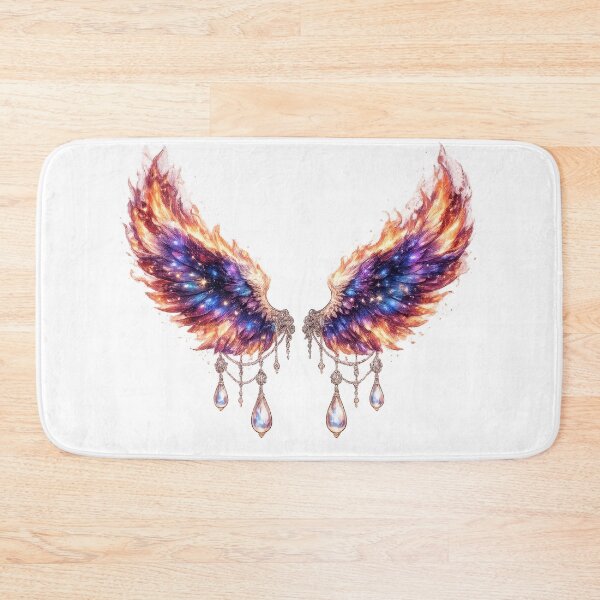 Item preview, Galaxy Angel Wings on Fire designed and sold by jgvisualarts.
