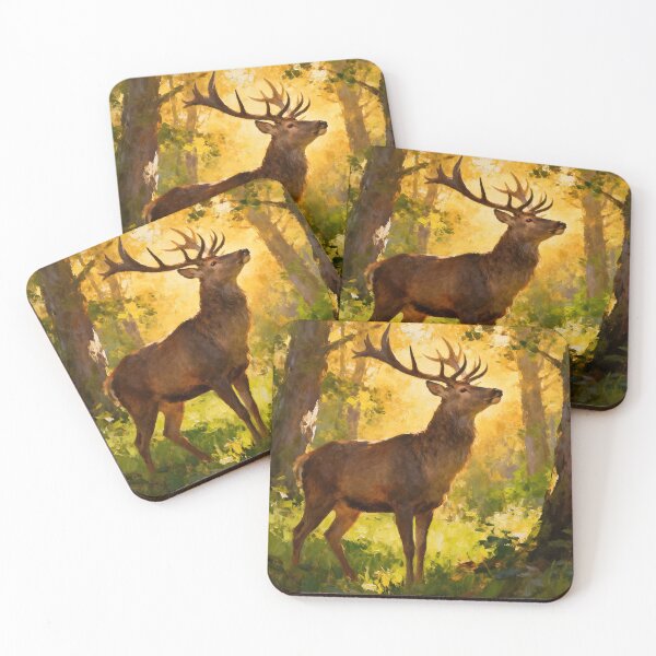 Item preview, Lone Deer In The Forest designed and sold by Glimmersmith.