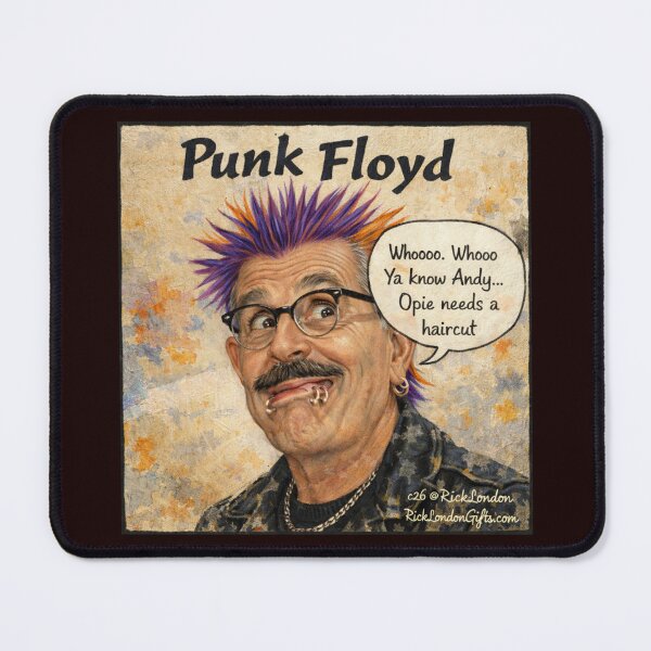 Item preview, Punk Floyd – Retro TV Punk Parody Cartoon designed and sold by Rick London Gifts.