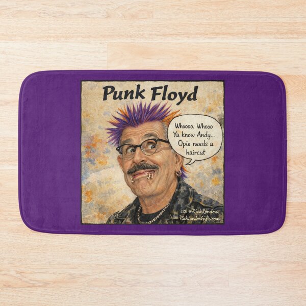 Item preview, Punk Floyd – Retro TV Punk Parody Cartoon designed and sold by Rick London Gifts.