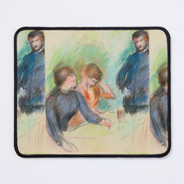 Item preview, La Conversation by Pierre-Auguste Renoir: Impressionist Fine Art Poster designed and sold by artofuniverse.