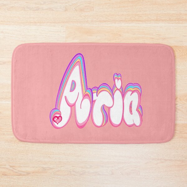 Item preview, Aria Name - personalized women and girls moniker customized with preppy white and pastel colors designed and sold by Artonmytee.
