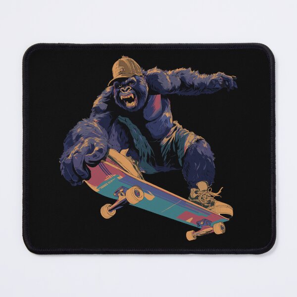 Item preview, 80s Skateboarding Gorilla designed and sold by ClubVacay.