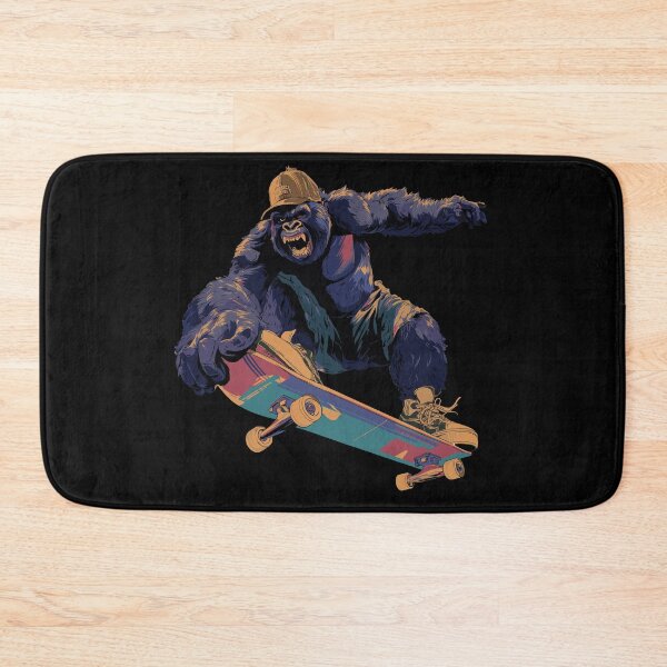 Item preview, 80s Skateboarding Gorilla designed and sold by ClubVacay.