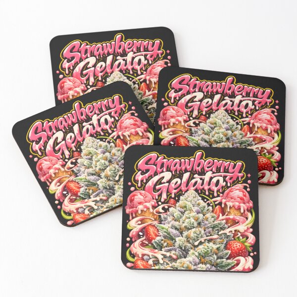 Item preview, Strawberry Gelato Graffiti Print | Sweet Strawberry Creamy Hybrid Typography | Euphoric designed and sold by WAUZ.