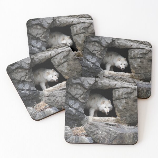 Item preview, Wolf Emerging from Rocky Den designed and sold by richardbryce.