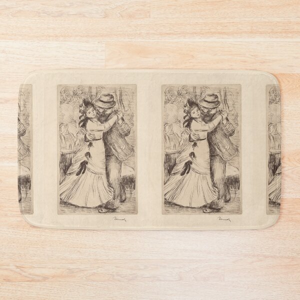 Item preview, La Danse a La Campagne by Pierre-Auguste Renoir: Romantic Impressionist Poster designed and sold by artofuniverse.