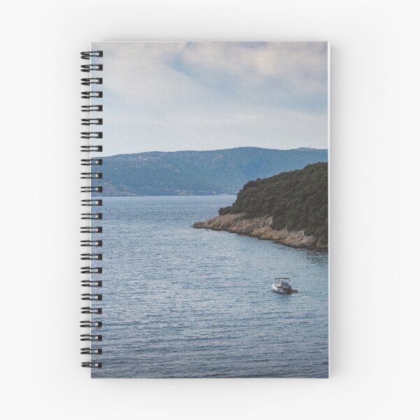 Item preview, Boat leaving bay Valbiska, Krk designed and sold by broonsg.