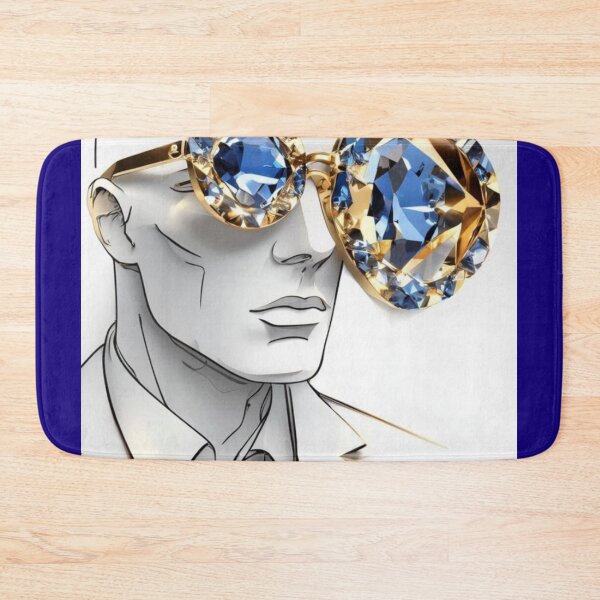 Item preview, Blue Rhinestone Statement Glasses –  designed and sold by LovelyJourney333.