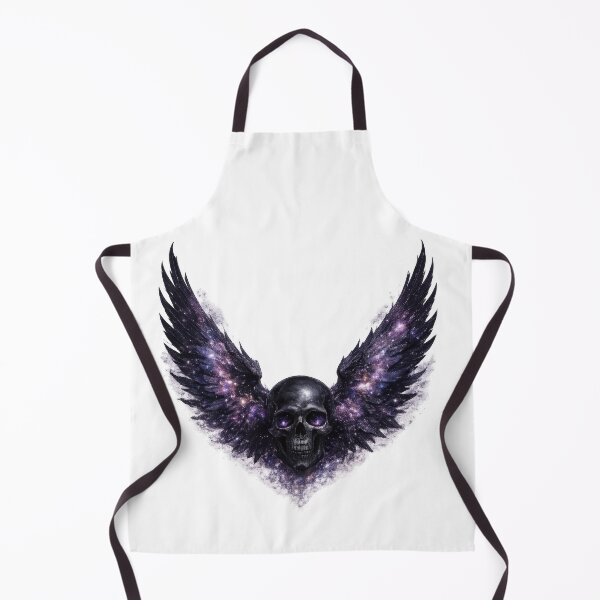 Item preview, Black Skull with Galaxy Wings designed and sold by jgvisualarts.