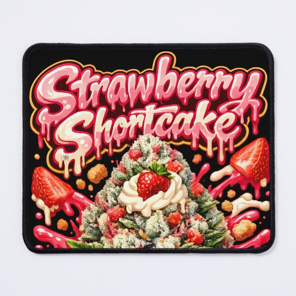 Item preview, Strawberry Shortcake Graffiti Print | Strawberry Cookie Hybrid Strain Typography | Relaxing Euphoric designed and sold by WAUZ.
