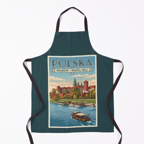Item preview, Poland Wawel Royal Castle Illustration Travel Art Vintage designed and sold by KrisSidDesigns.