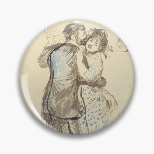 Item preview, La Danse à la Campagne by Pierre-Auguste Renoir: Romantic Impressionist Poster designed and sold by artofuniverse.