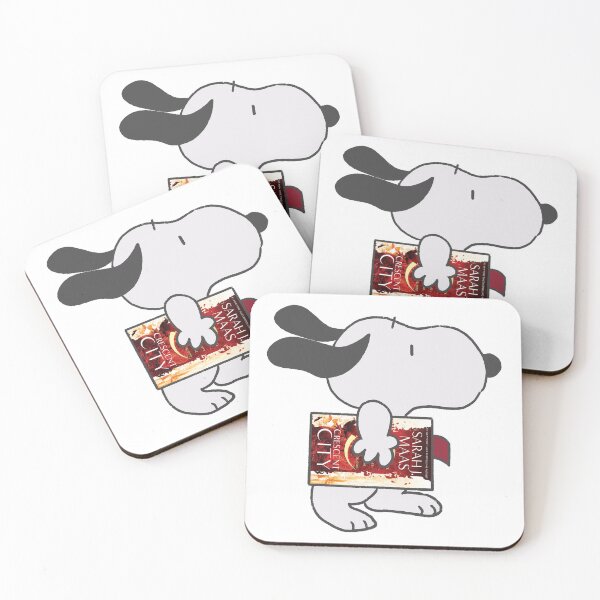 Item preview, snoopy reading crescent city designed and sold by liveawhimsylife.