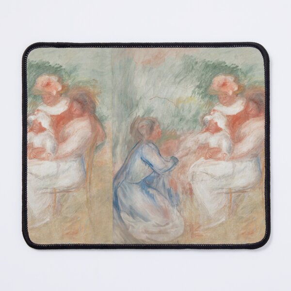 Item preview, La Famille by Pierre-Auguste Renoir: Dreamy Impressionist Family Scene designed and sold by artofuniverse.